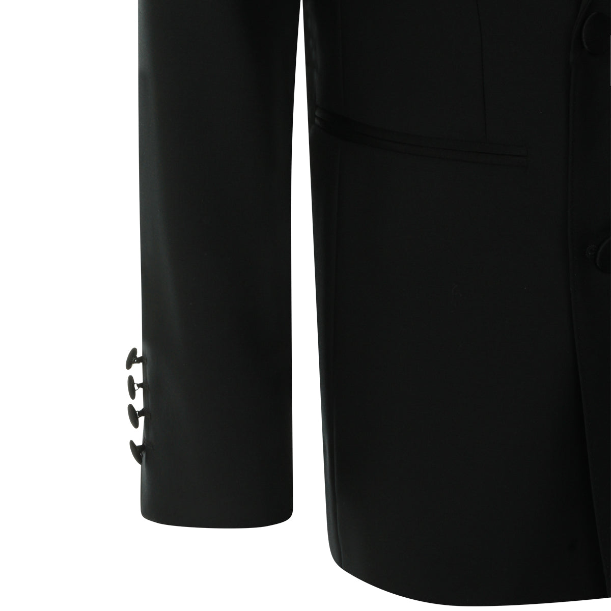BLACK WOOL SUIT