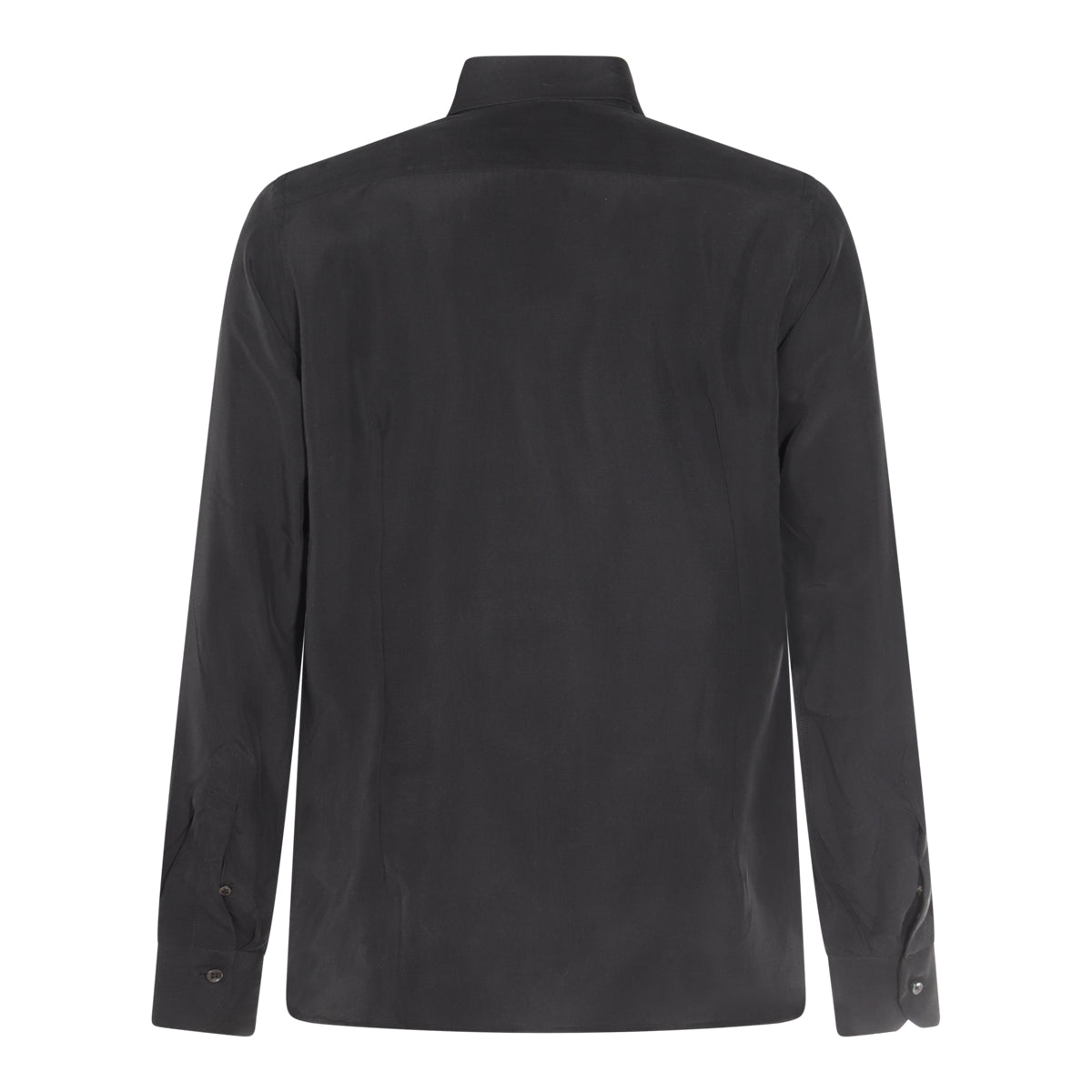 BLACK SILK SHIRT
