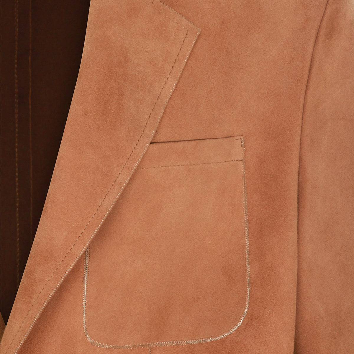 LIGHT BROWN LEATHER JACKET
