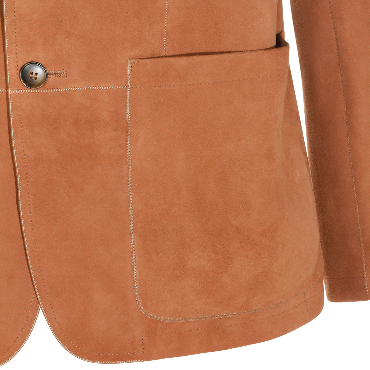 LIGHT BROWN LEATHER JACKET
