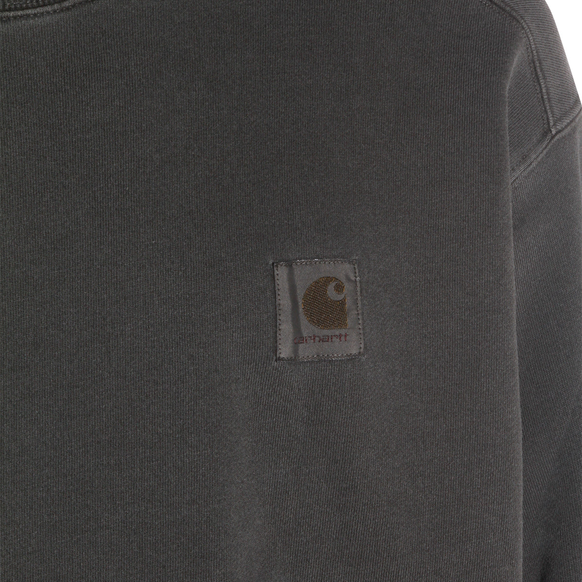 BLACK COTTON SWEATSHIRT