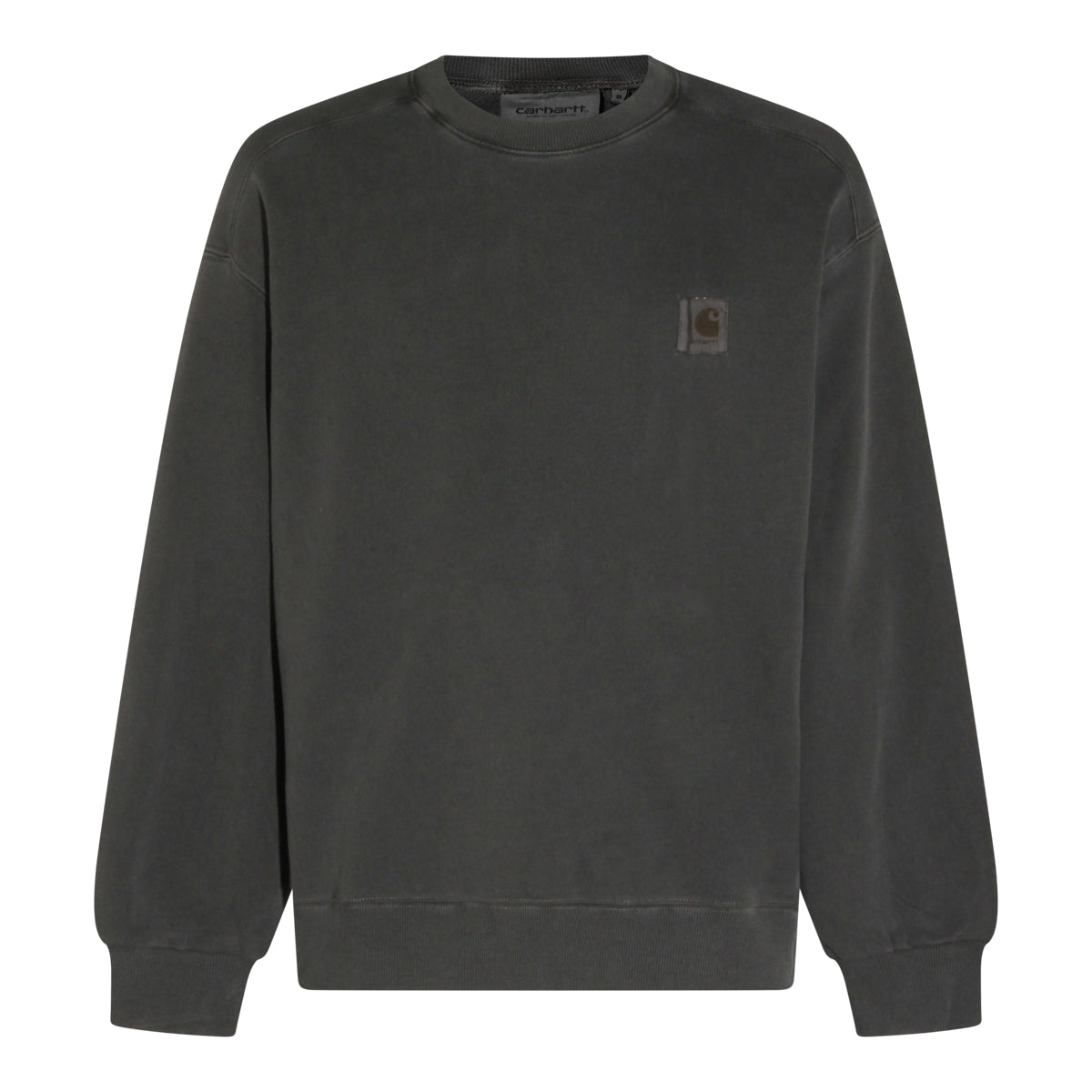 BLACK COTTON SWEATSHIRT