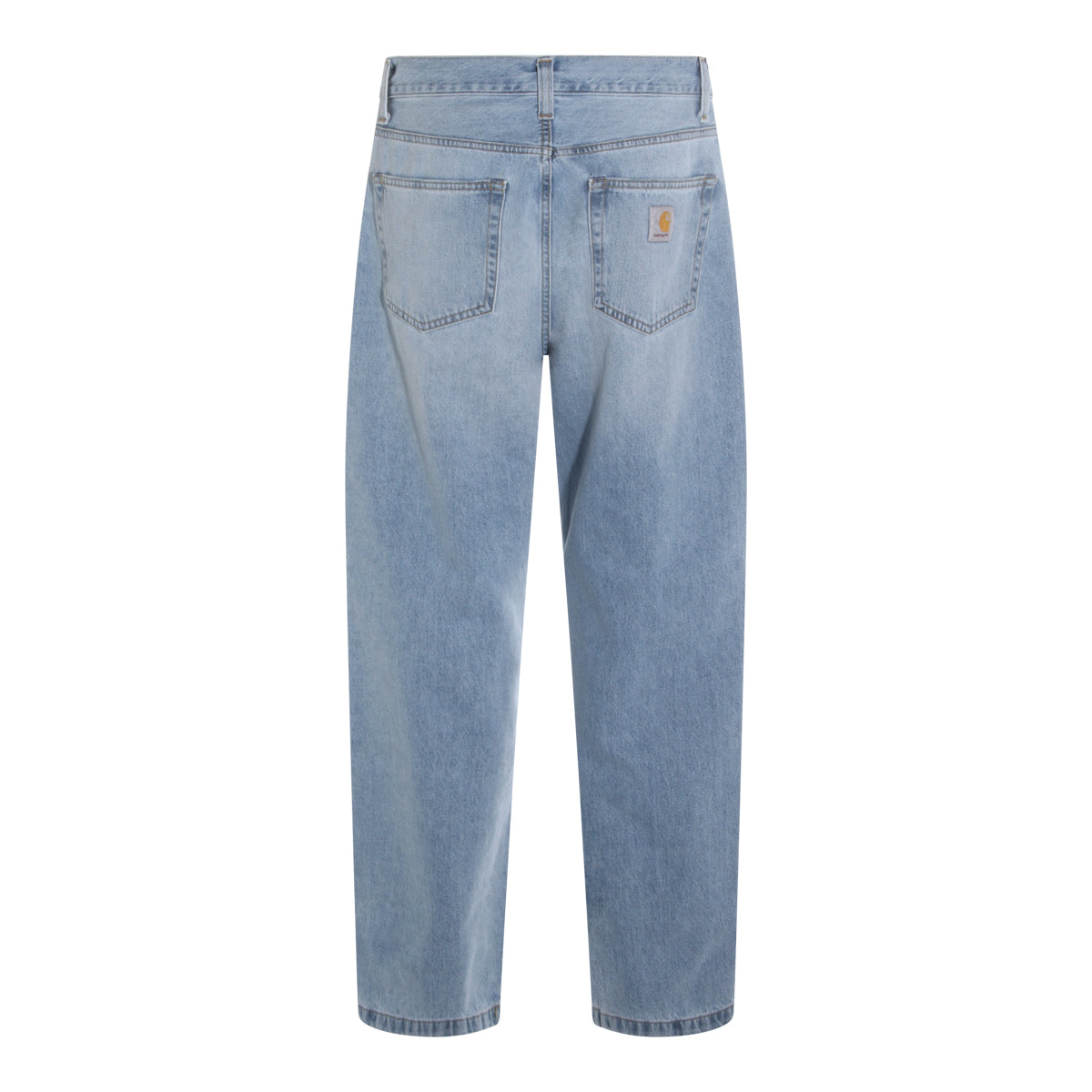 BLUE HEAVY WORN COTTON LANDON JEANS