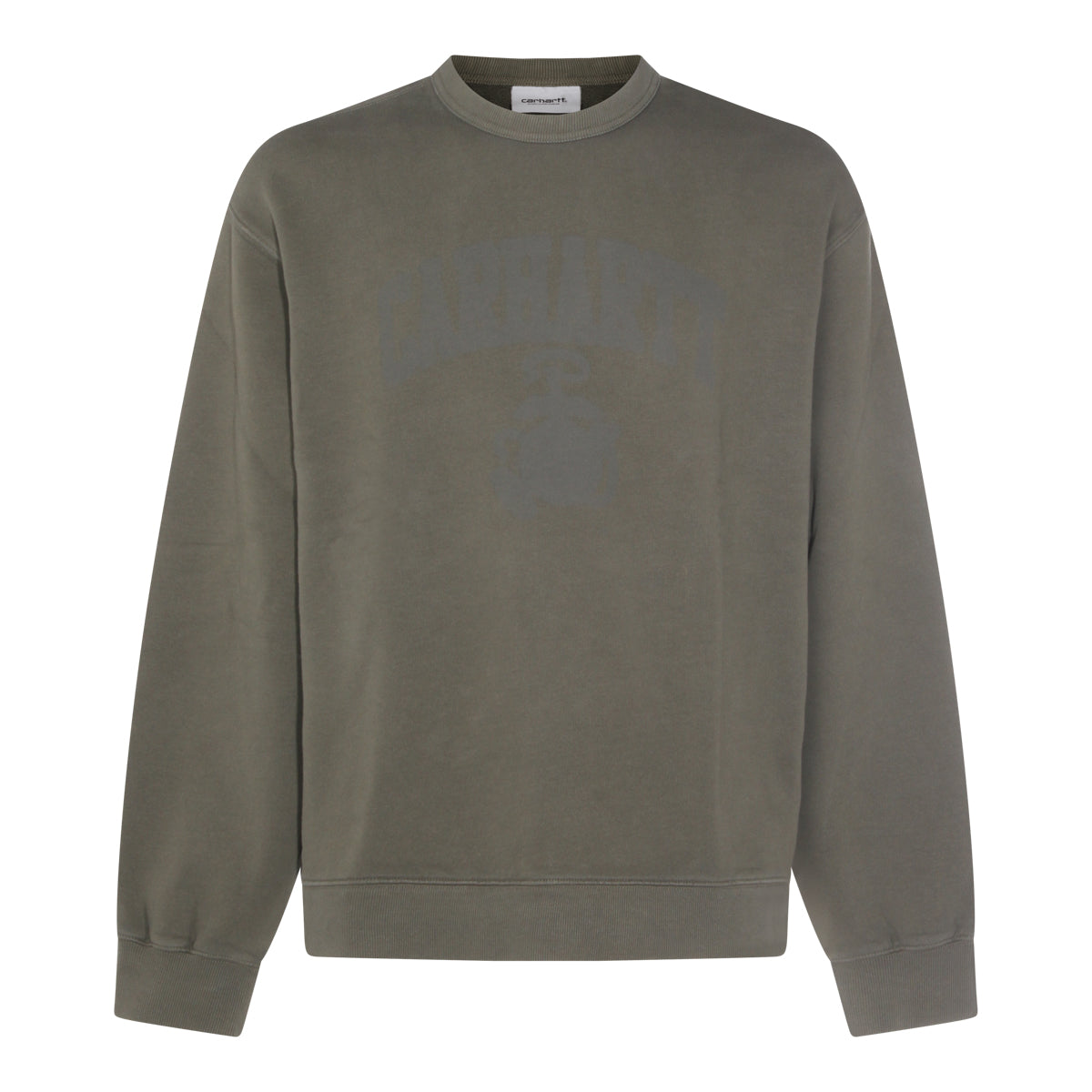 GREEN COTTON SWEATSHIRT