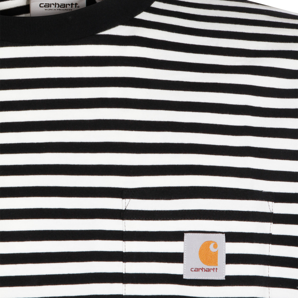 BLACK AND WHITE COTTON T-SHIRT