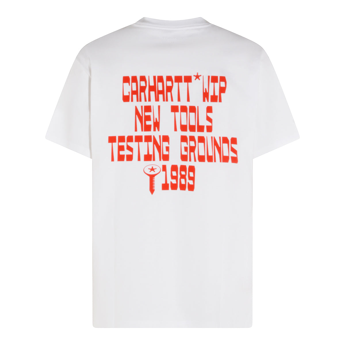WHITE COTTON T-SHIRT