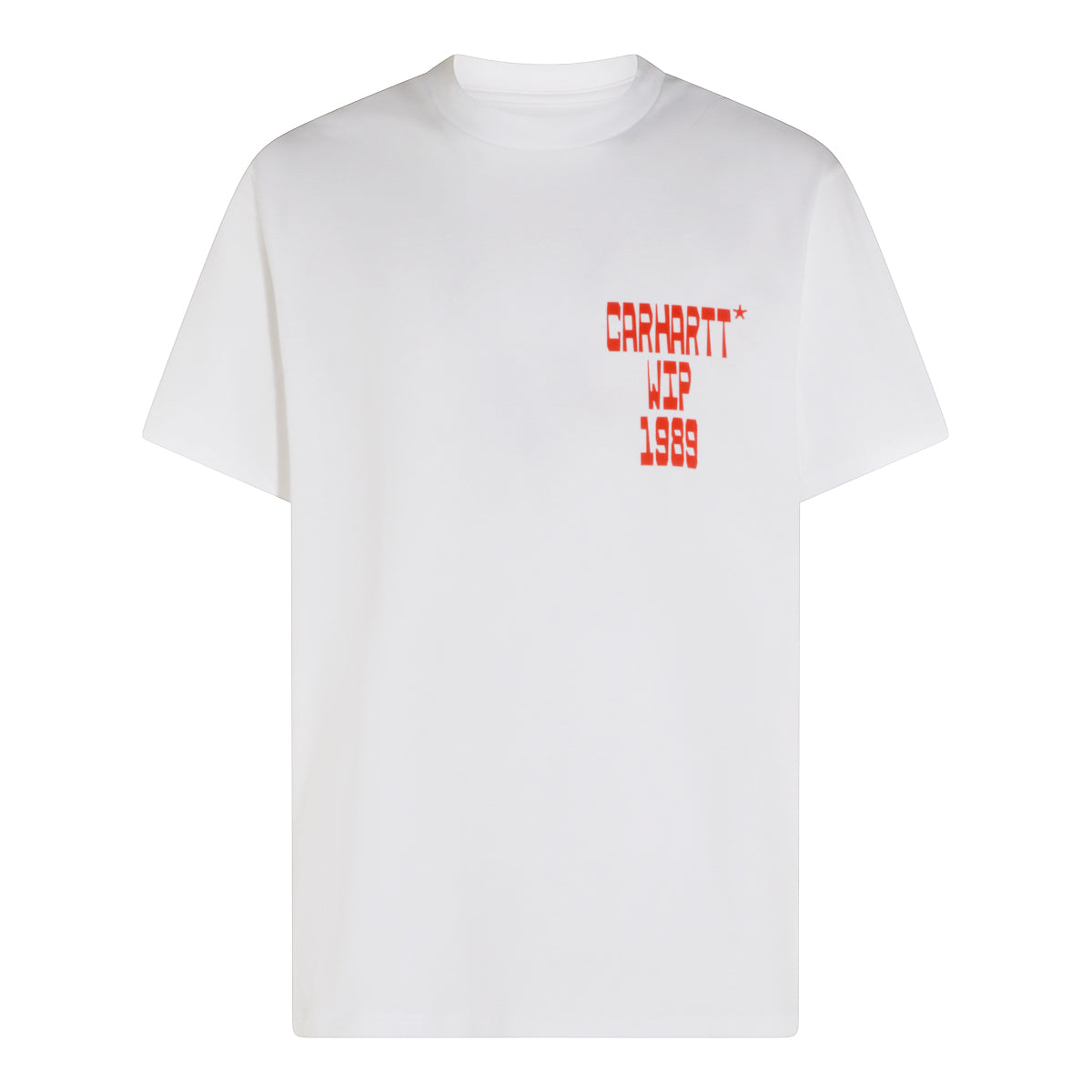 WHITE COTTON T-SHIRT