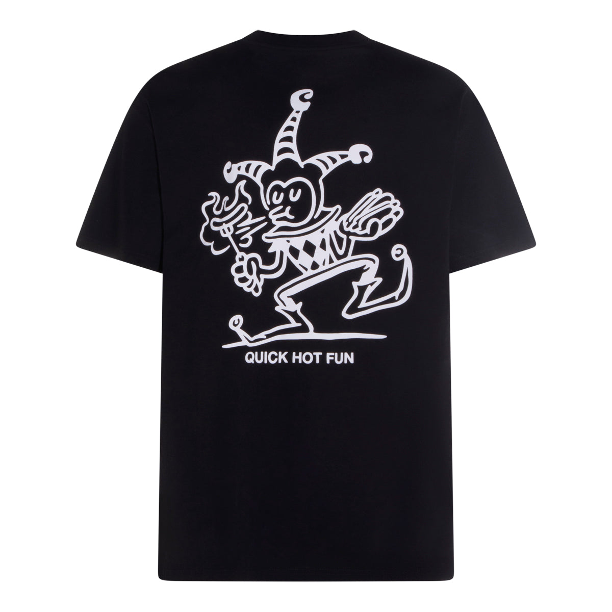 BLACK COTTON T-SHIRT