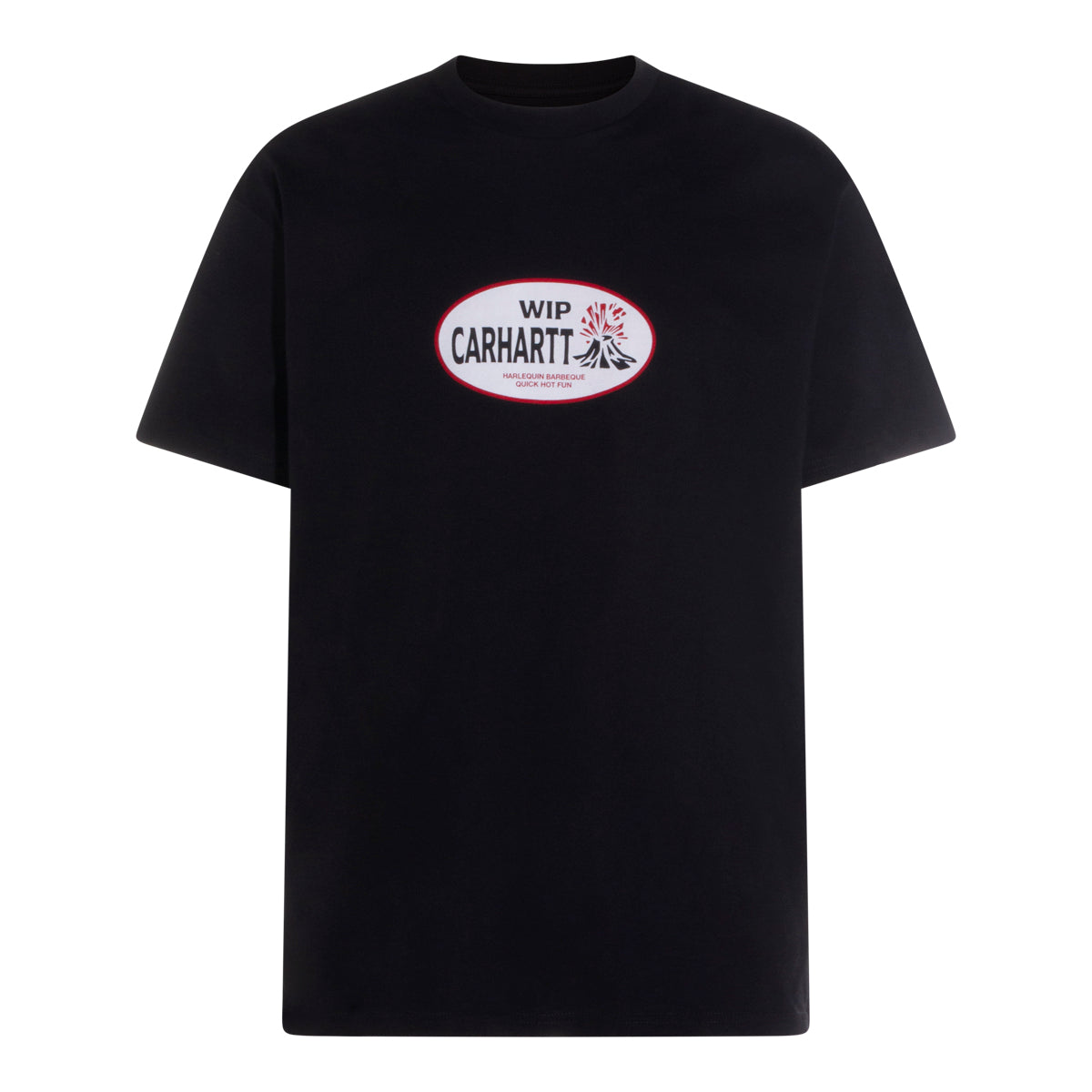 BLACK COTTON T-SHIRT