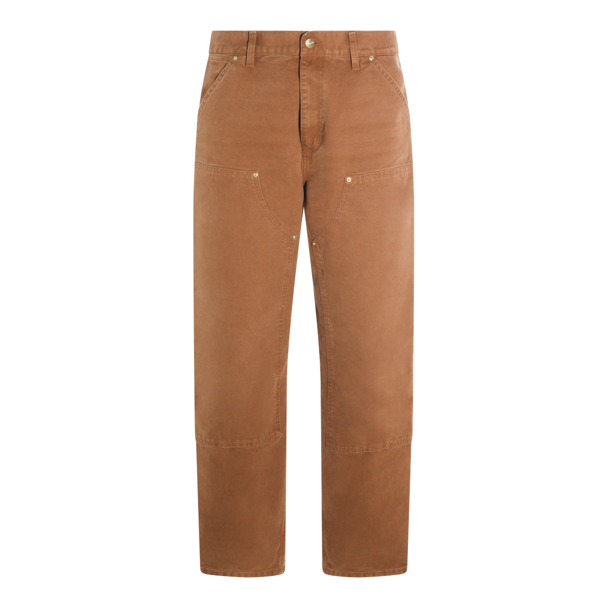 HAMILTON BROWN COTTON DOUBLE KNEE PANT