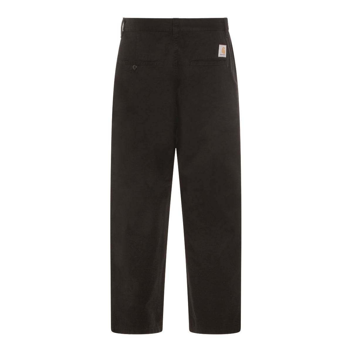 BLACK COTTON BRADY PANTS