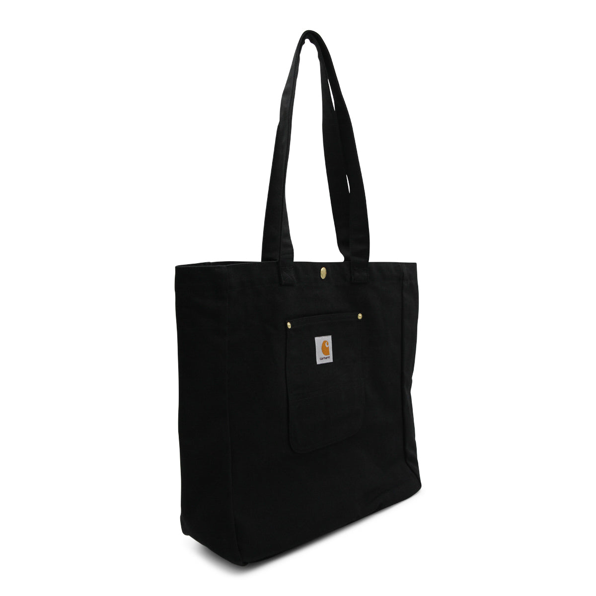 BLACK COTTON TOTE