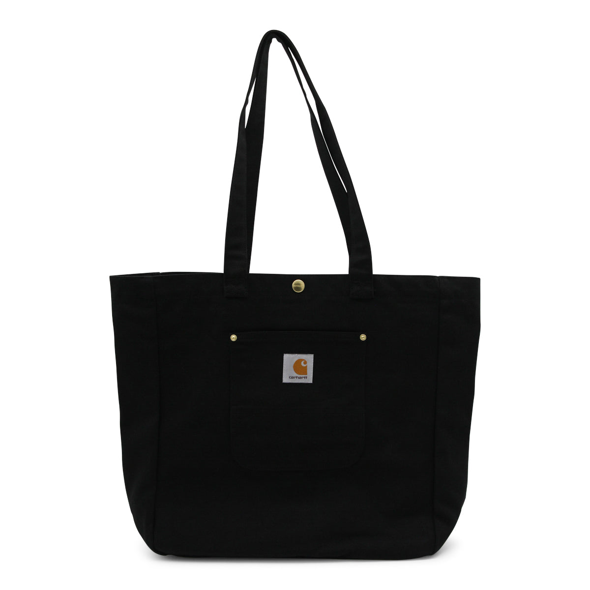 BLACK COTTON TOTE