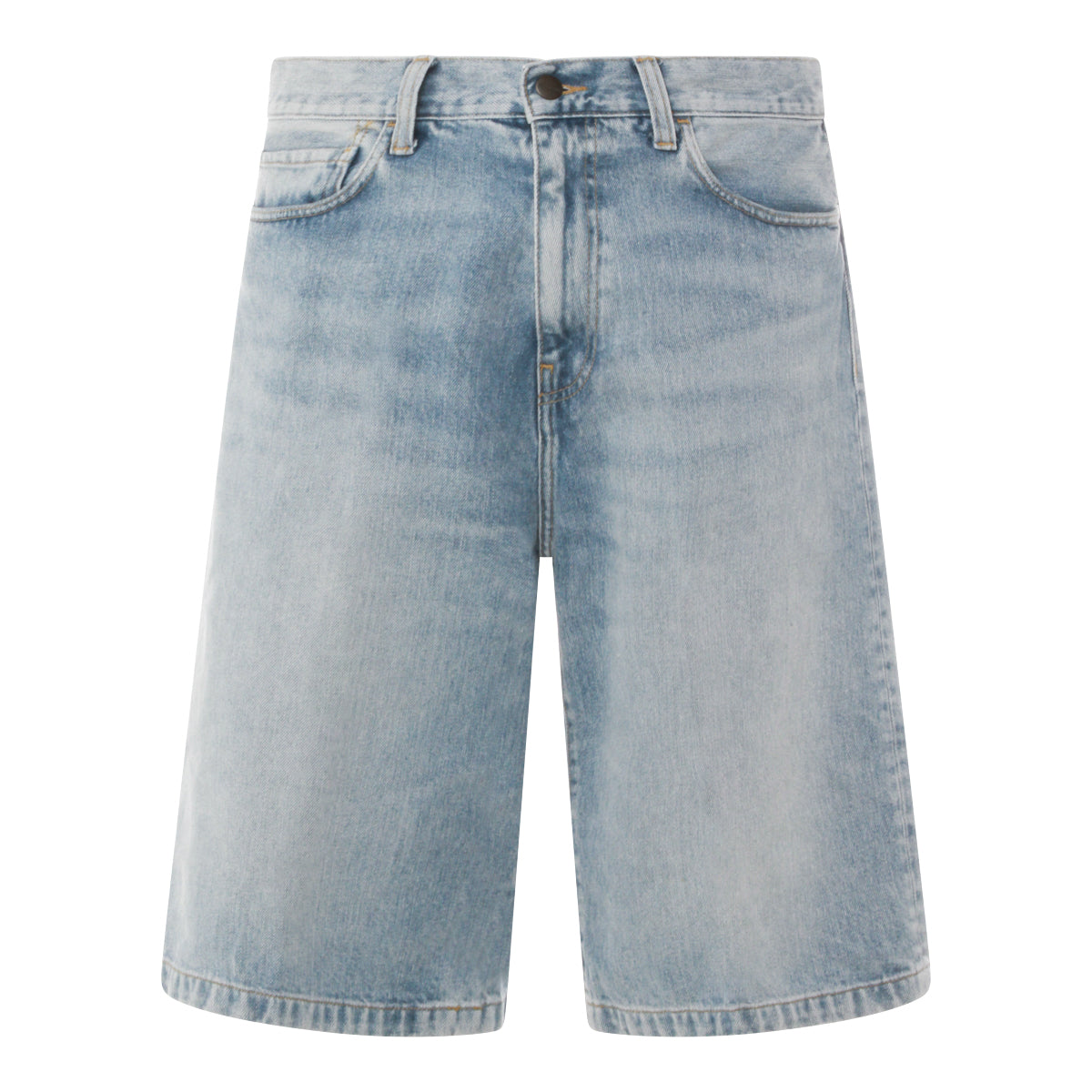 LIGHT BLUE COTTON SHORTS