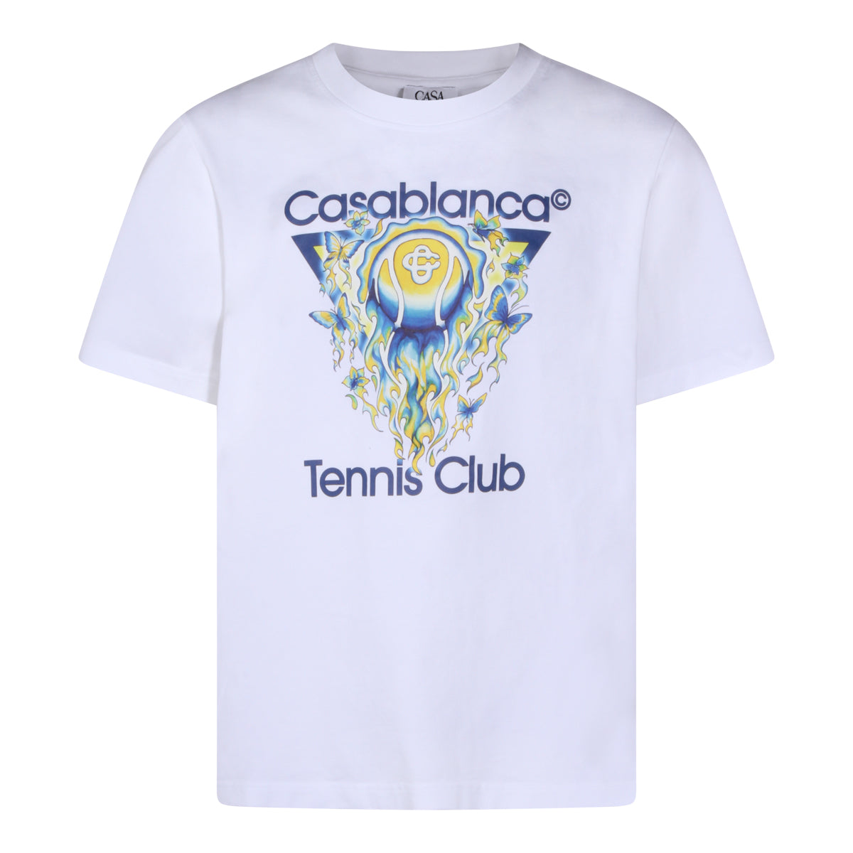 WHITE COTTON T-SHIRT