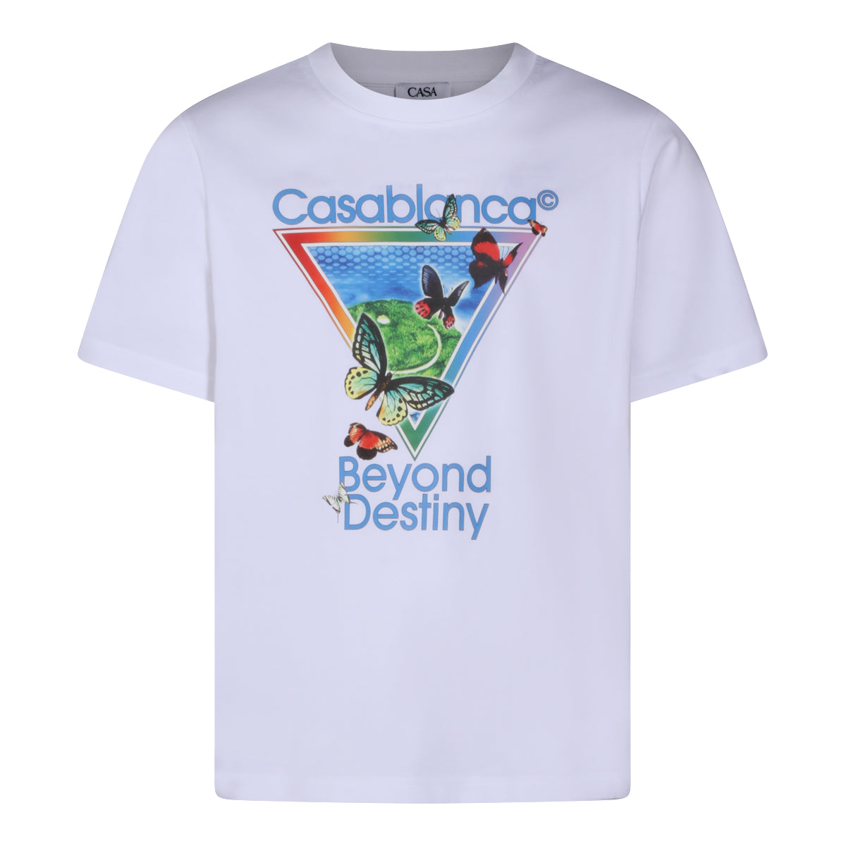 WHITE COTTON T-SHIRT