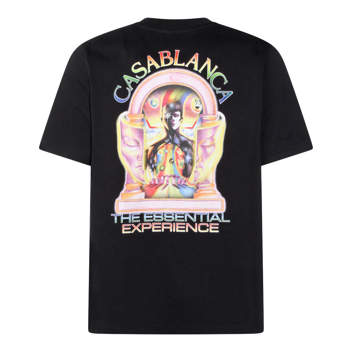 BLACK COTTON T-SHIRT