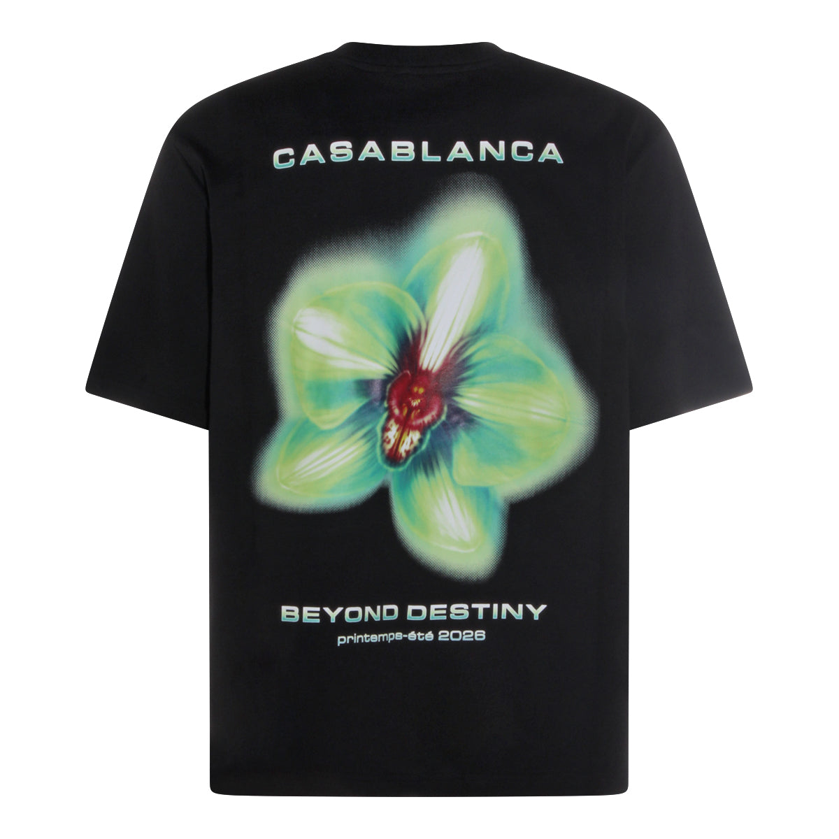 BLACK COTTON T-SHIRT