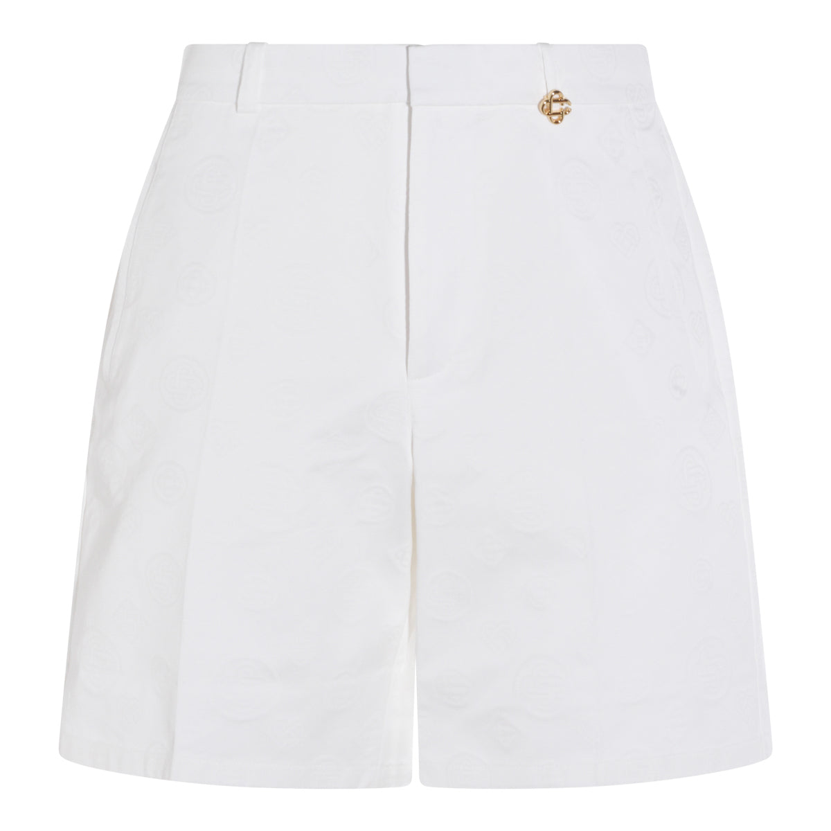 WHITE COTTON SHORTS