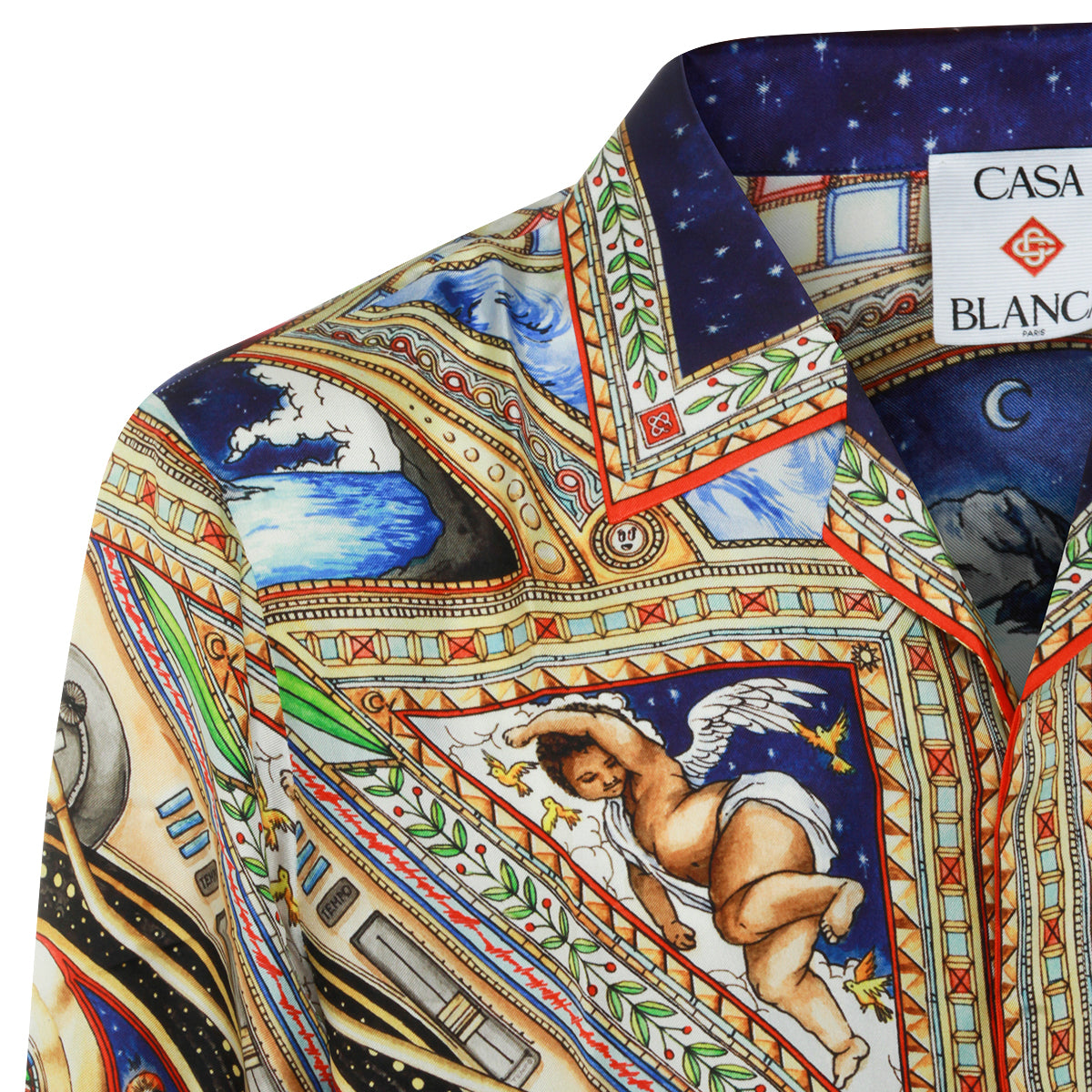 MULTICOLOR SILK SHIRT