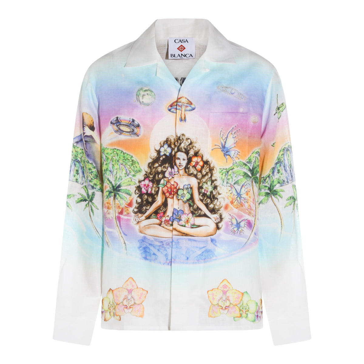 WHITE LINEN SHIRT