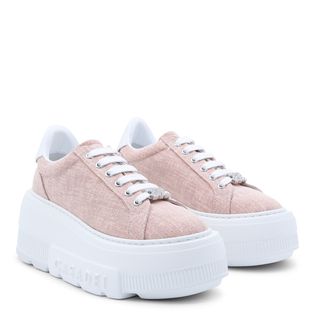 PINK LEATHER NEXUS SOLAR ECLIPSE SNEAKERS