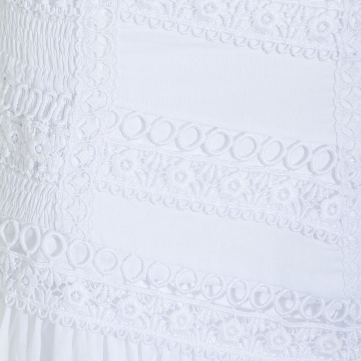 WHITE COTTON SKIRT