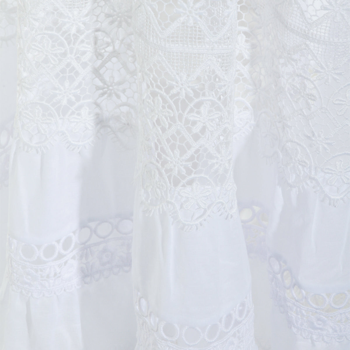 WHITE COTTON SKIRT