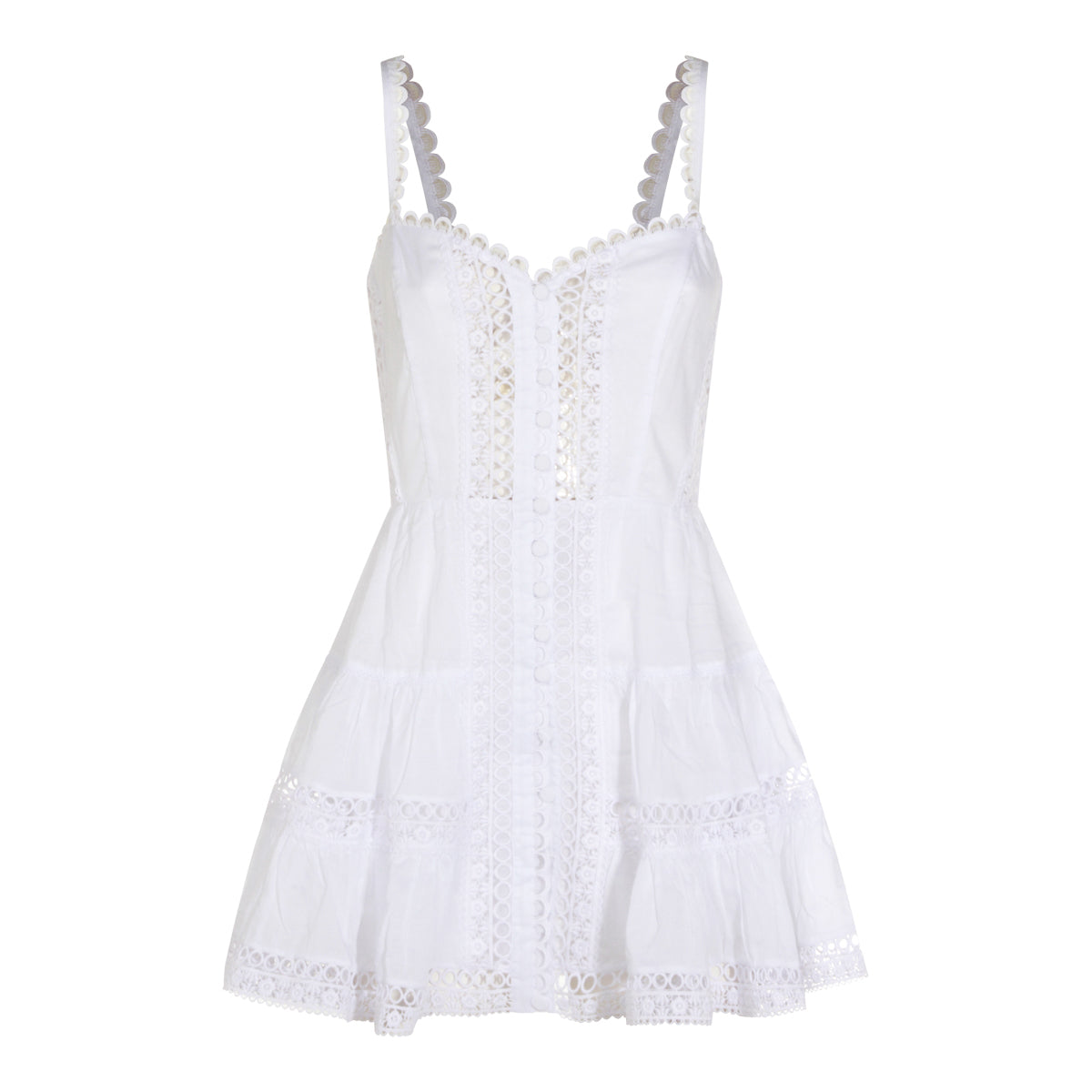 WHITE COTTON DRESS