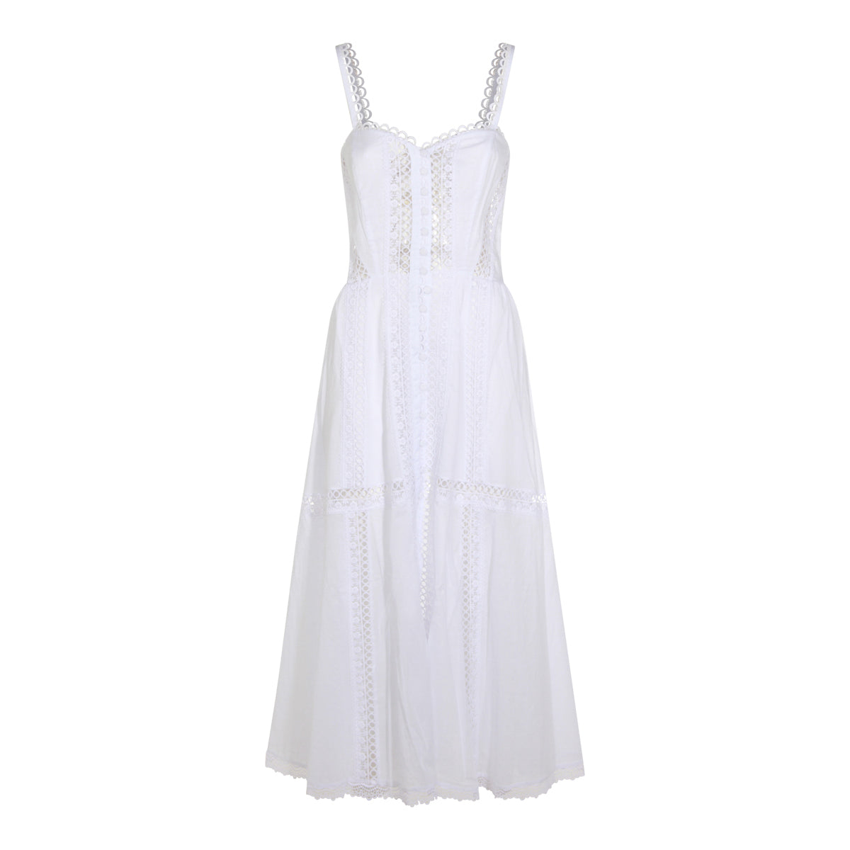 WHITE COTTON DRESS