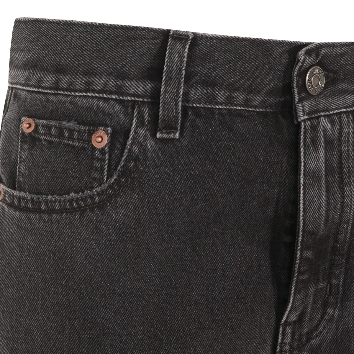 ASPHALT BLACK COTTON JEANS