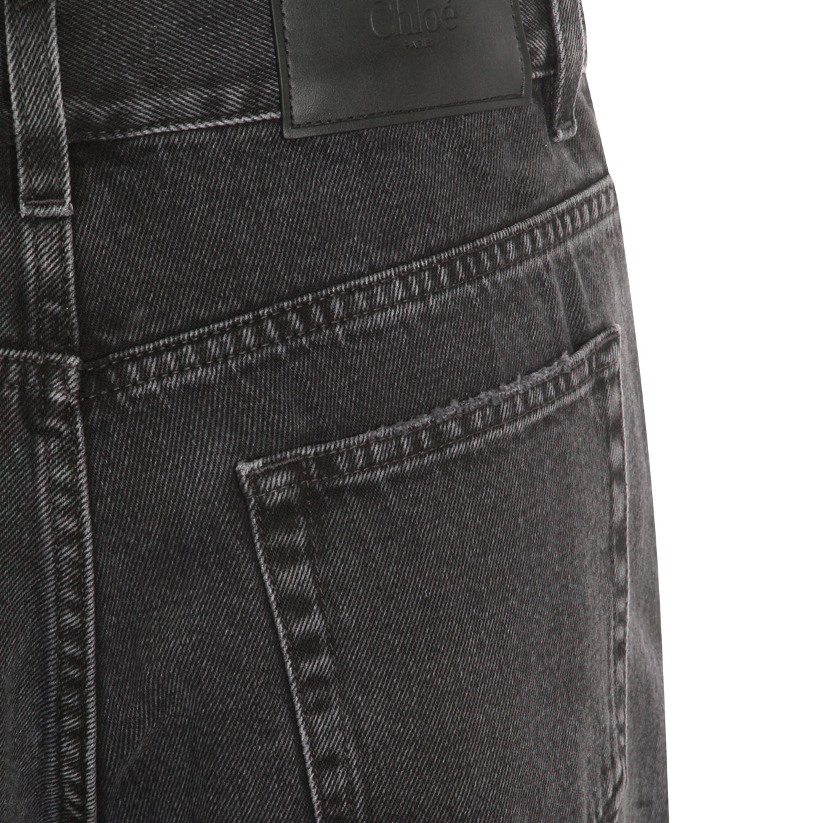 ASPHALT BLACK COTTON JEANS