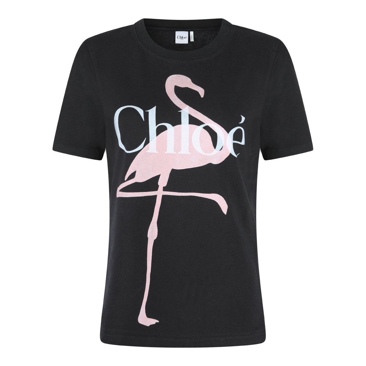 BLACK COTTON T-SHIRT