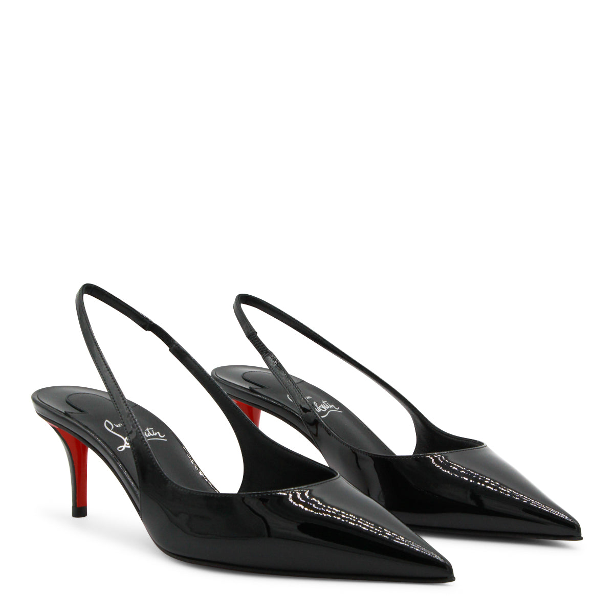 BLACK MISS Z SLING PUMPS