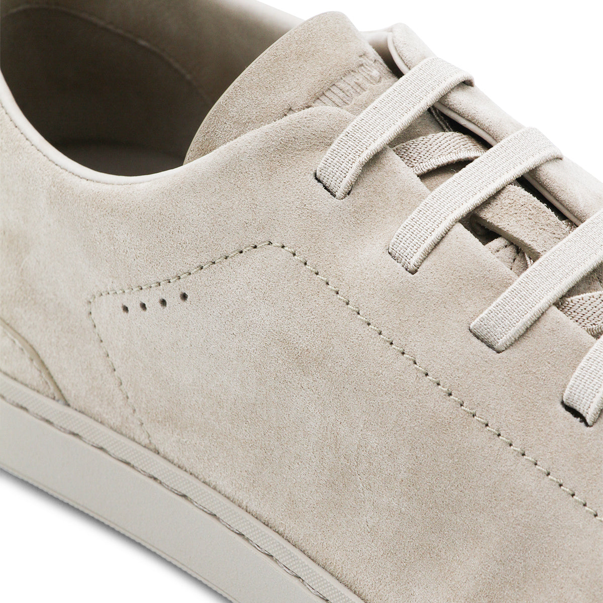 BEIGE LEATHER SNEAKERS