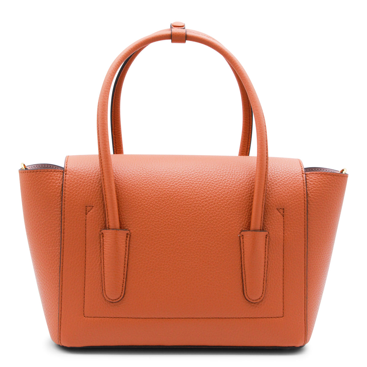 CRAB LEATHER TOP HANDLE BAG