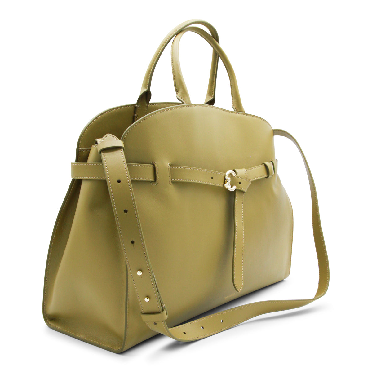 SEAGRASS LEATHER SABINE TOP HANDLE BAG