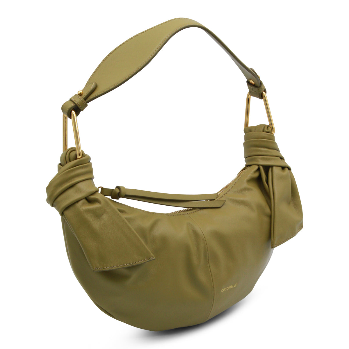 SEAGRASS LEATHER FUROSHIKI SHOULDER BAG