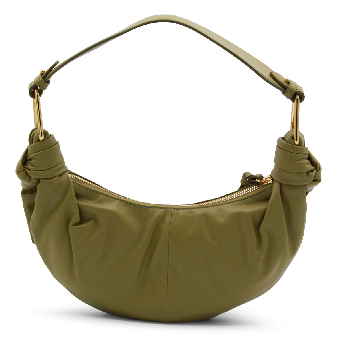 SEAGRASS LEATHER FUROSHIKI SHOULDER BAG
