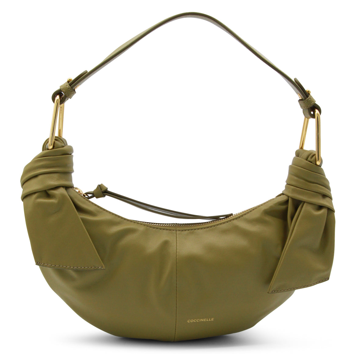 SEAGRASS LEATHER FUROSHIKI SHOULDER BAG