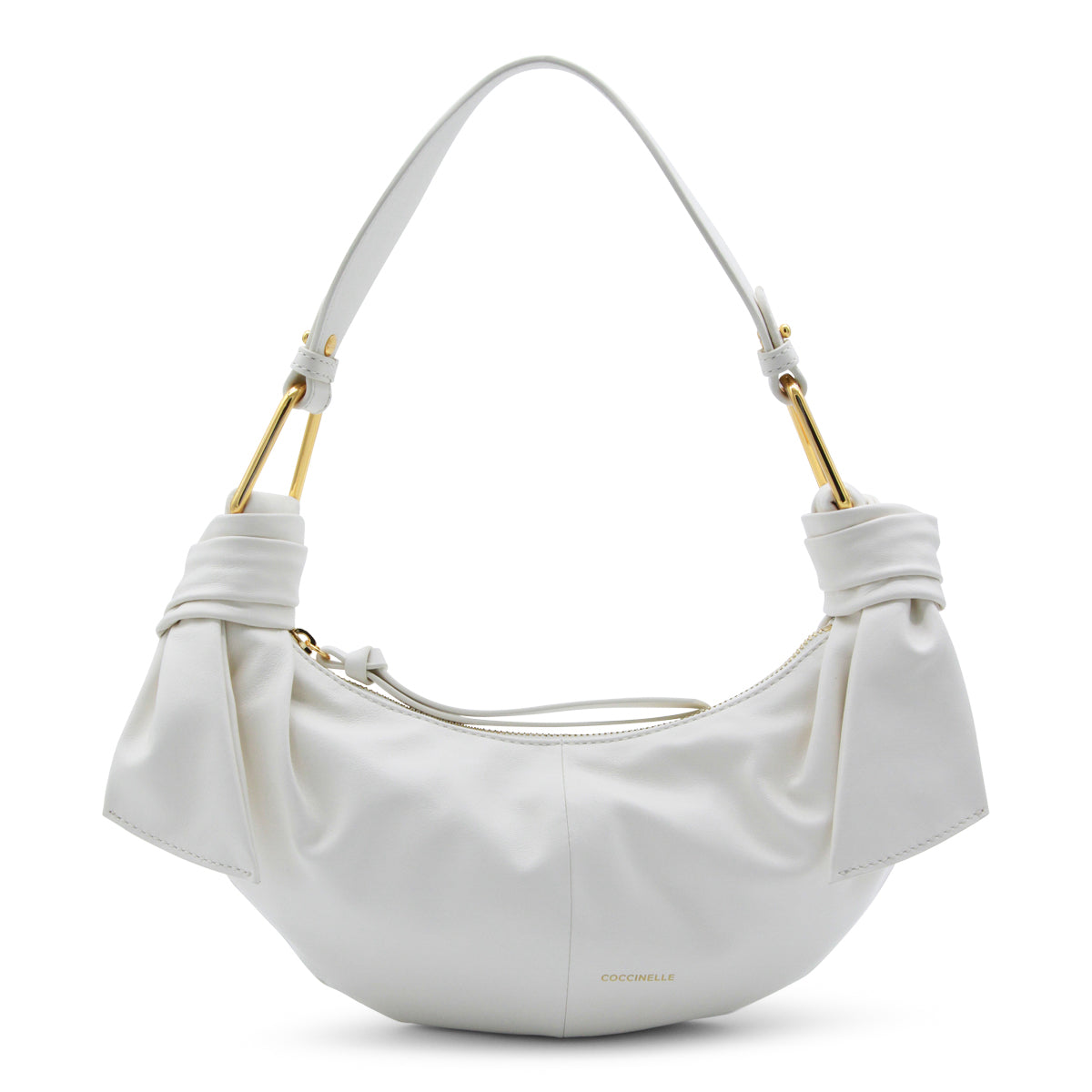 PEARL LEATHER FUROSHIKI SHOULDER BAG