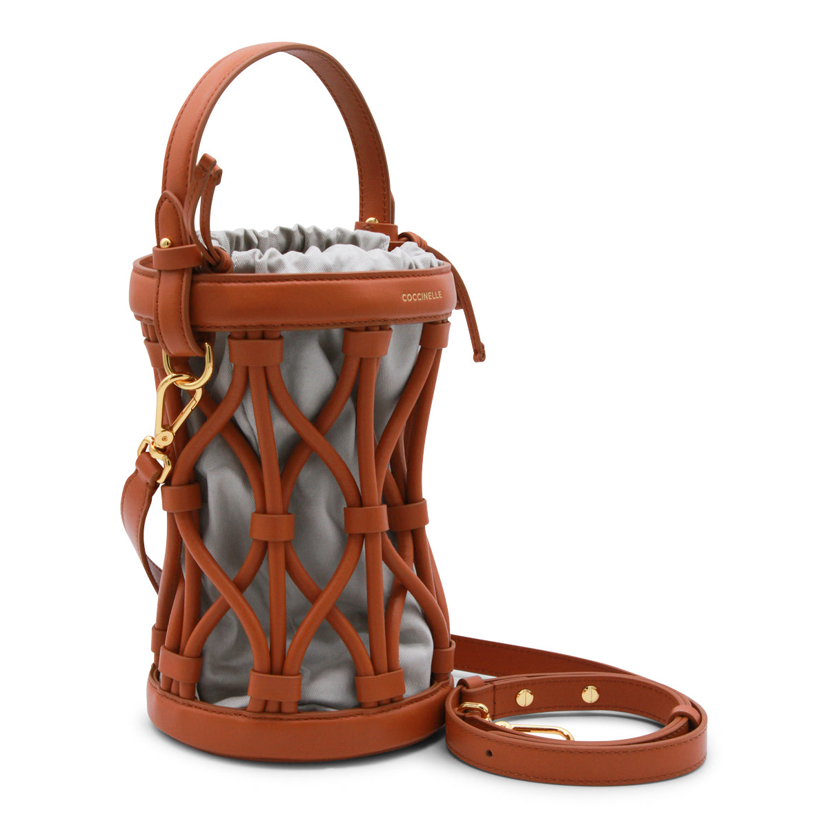 CRAB LEATHER KOI SATCHEL
