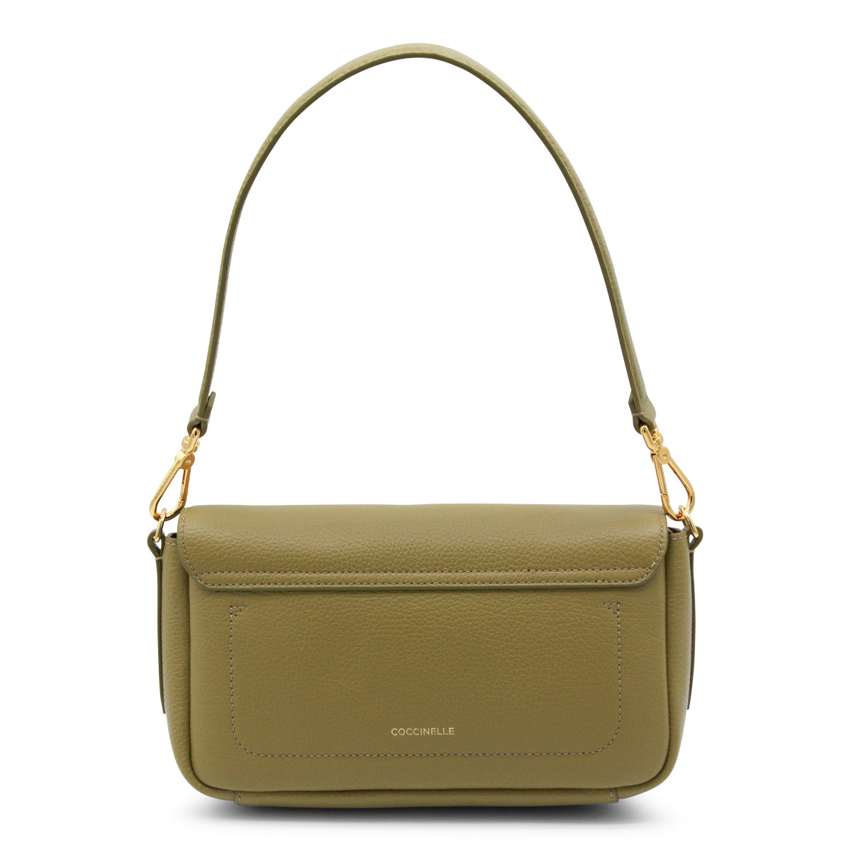 SEAGRASS LEATHER C-ME LOCK SHOULDER BAG