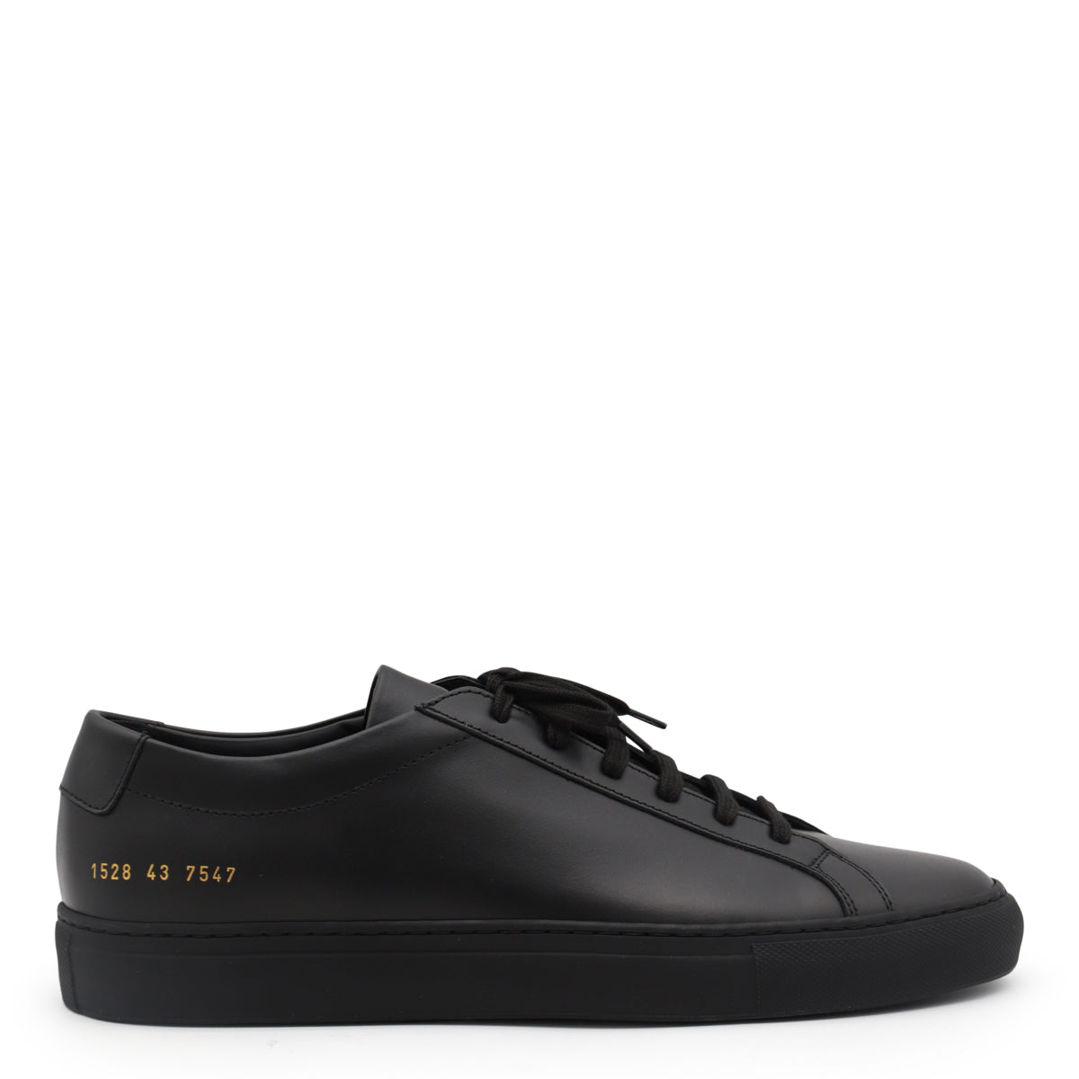 BLACK LEATHER SNEAKERS