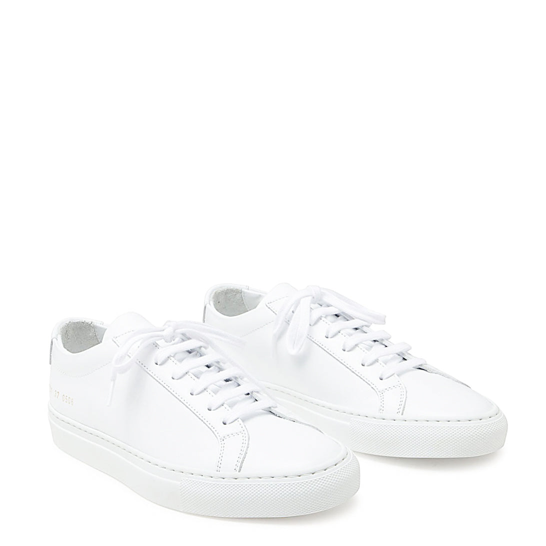 WHITE LEATHER SNEAKERS