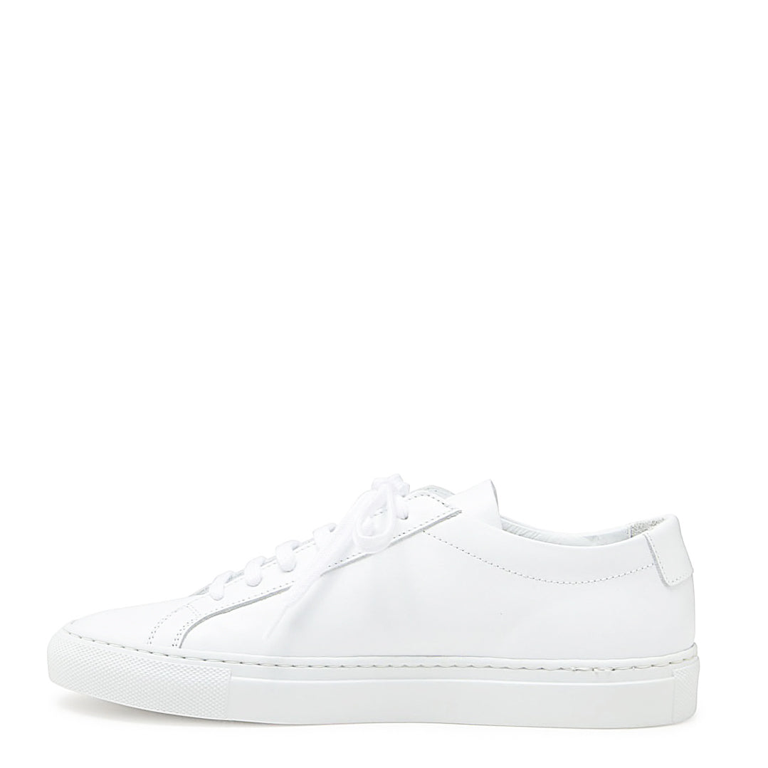 WHITE LEATHER SNEAKERS