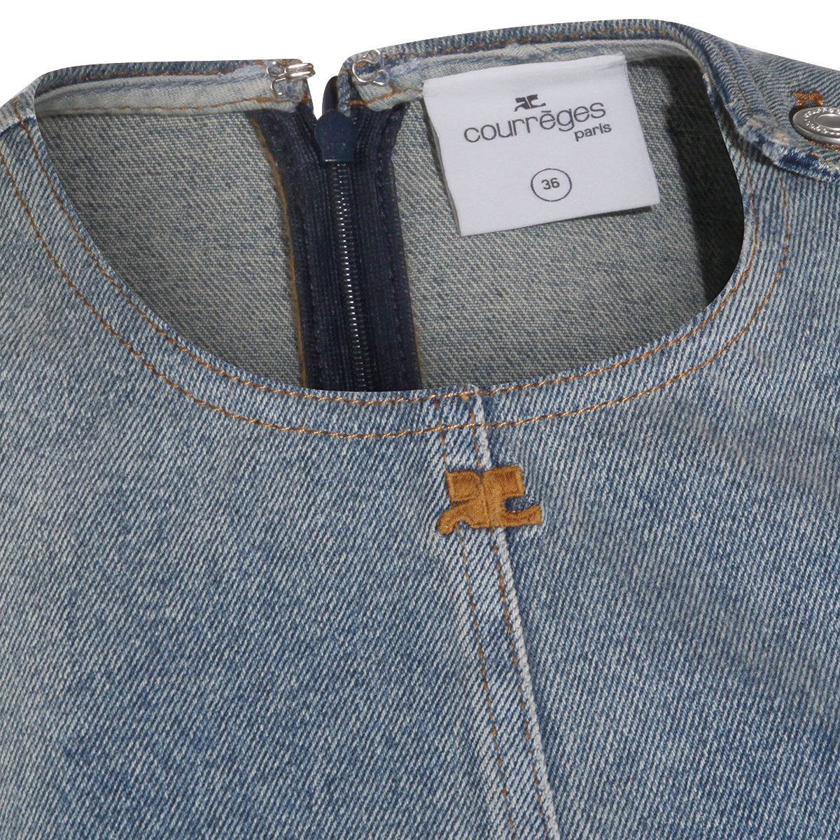 DENIM BLUE COTTON DRESS