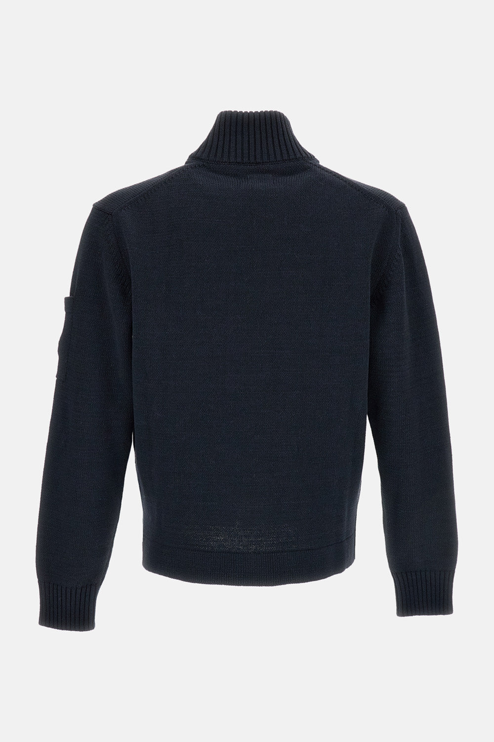 COMPACT COTTON ZIPPED CARDIGAN