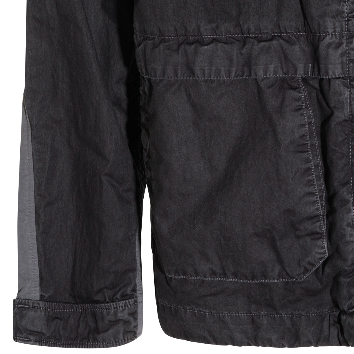 BLACK COTTON CASUAL JACKET