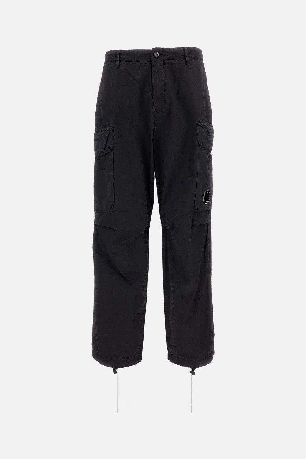 MICRO-REPS CARGO TROUSERS WITH A LARGE LENS